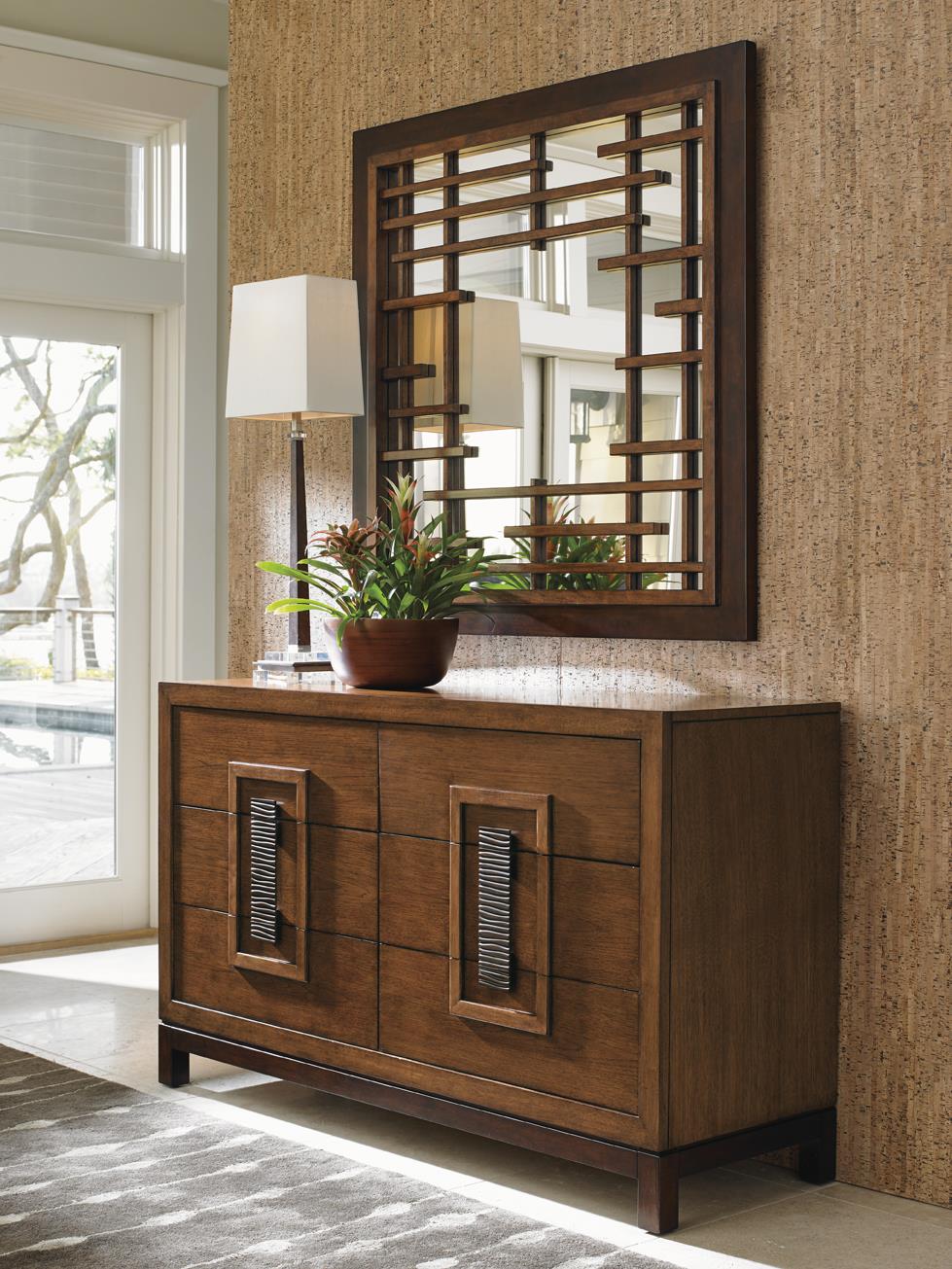 「ｙｕｍｉ」Mirror 55×200cm 556-204 | Mikasa Square Mirror | Island FusionTommy Bahama